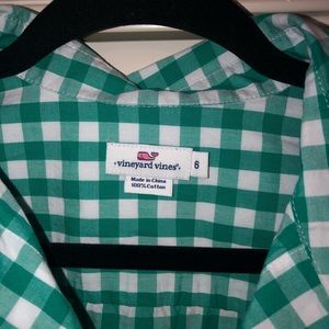 Vineyard Vines Tops - Vineyard Vines Whale Green Gingham Button Down 6 Vineyard Vines Tops - Vineyard Vines Whale Green Gingham Button Down 6